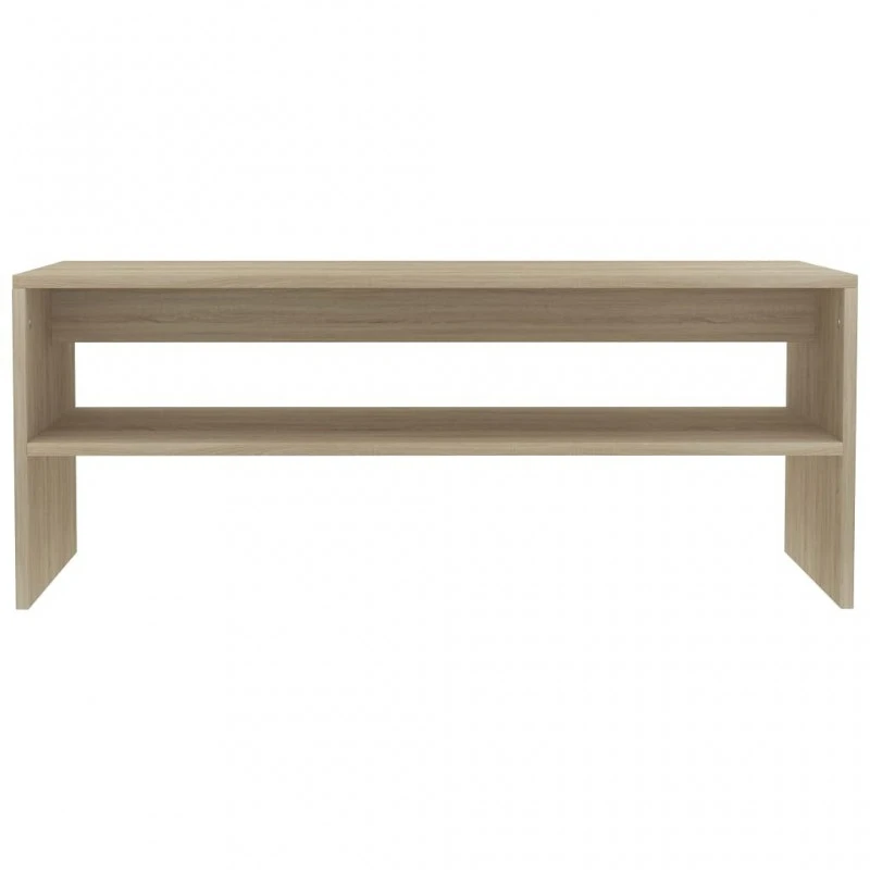 Tavolino Da Caffè Rovere Sonoma 100x40x40 Cm In Truciolato 4 Tavolino Da Caffè Rovere Sonoma 100x40x40 Cm In Truciolato - immagine 4