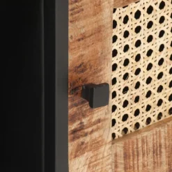 Tavolino Da Salotto 90x50x35 Cm Legno Di Mango Grezzo E Canna 13 Tavolino Da Salotto 90x50x35 Cm Legno Di Mango Grezzo E Canna -Garden Home tavolino da salotto 90x50x35 cm legno di mango grezzo e canna 4