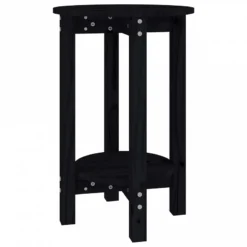 Tavolino Da Salotto Nero Ø 40x60 Cm In Legno Massello Di Pino 9 Tavolino Da Salotto Nero Ø 40x60 Cm In Legno Massello Di Pino -Garden Home tavolino da salotto nero o 40x60 cm in legno massello di pino 1