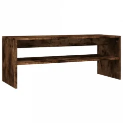 Tavolino Da Salotto Rovere Fumo 100x40x40 Cm Legno Multistrato 8 Tavolino Da Salotto Rovere Fumo 100x40x40 Cm Legno Multistrato -Garden Home tavolino da salotto rovere fumo 100x40x40 cm legno multistrato 1