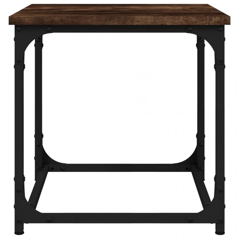 Tavolino Da Salotto Rovere Fumo 40x40x40cm In Legno Multistrato 5 Tavolino Da Salotto Rovere Fumo 40x40x40cm In Legno Multistrato - immagine 5