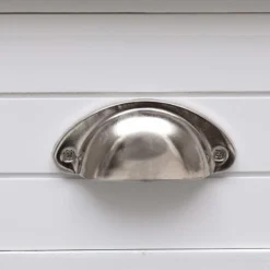 Tavolino Laterale Bianco 40x40x40 Cm In Legno Di Paulownia -Garden Home tavolino laterale bianco 40x40x40 cm in legno di paulownia 6