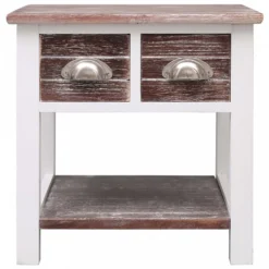 Tavolino Laterale Marrone 40x40x40 Cm In Legno Di Paulownia 7 Tavolino Laterale Marrone 40x40x40 Cm In Legno Di Paulownia -Garden Home tavolino laterale marrone 40x40x40 cm in legno di paulownia 1