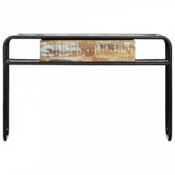 Tavolo Consolle 118x30x75 Cm In Legno Massello Di Recupero -Garden Home tavolo consolle 118x30x75 cm in legno massello di recupero 1