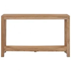 Tavolo Consolle 120x35x75 Cm In Legno Massello Di Teak -Garden Home tavolo consolle 120x35x75 cm in legno massello di teak 1