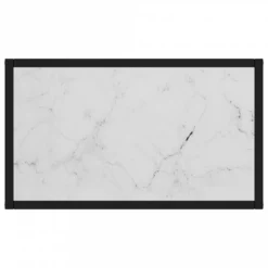 Tavolo Consolle Bianco 60x35x75 Cm In Vetro Temperato -Garden Home tavolo consolle bianco 60x35x75 cm in vetro temperato 3