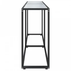 Tavolo Consolle Bianco Marmo 180x35x75,5 Cm In Vetro Temperato 11 Tavolo Consolle Bianco Marmo 180x35x75,5 Cm In Vetro Temperato -Garden Home tavolo consolle bianco marmo 180x35x755 cm in vetro temperato 3