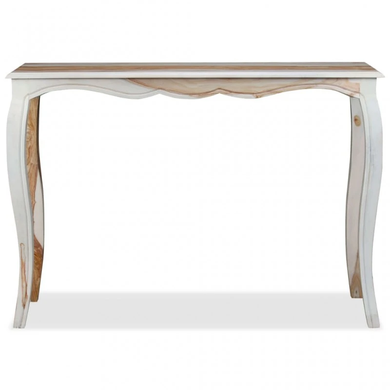 Tavolo Consolle In Legno Massello Di Sheesham 110x40x76 Cm 6 Tavolo Consolle In Legno Massello Di Sheesham 110x40x76 Cm - immagine 6