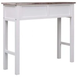 Tavolo Consolle Marrone 90x30x77 Cm In Legno -Garden Home tavolo consolle marrone 90x30x77 cm in legno 4