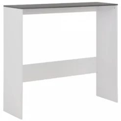 Tavolo Da Bar A 2 Livelli Bianco E Grigio 130x40x120 Cm 15 Tavolo Da Bar A 2 Livelli Bianco E Grigio 130x40x120 Cm -Garden Home tavolo da bar a 2 livelli bianco e grigio 130x40x120 cm 6
