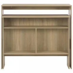 Tavolo Da Bar A 2 Livelli Rovere 130x40x120 Cm 13 Tavolo Da Bar A 2 Livelli Rovere 130x40x120 Cm -Garden Home tavolo da bar a 2 livelli rovere 130x40x120 cm 3