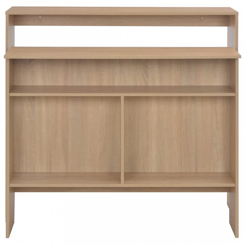 Tavolo Da Bar A 2 Livelli Rovere 130x40x120 Cm 5 Tavolo Da Bar A 2 Livelli Rovere 130x40x120 Cm - immagine 5