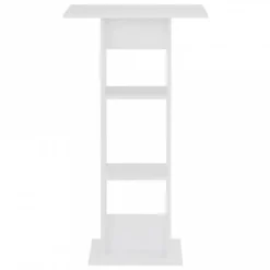 Tavolo Da Bar Bianco 60x60x110 Cm 7 Tavolo Da Bar Bianco 60x60x110 Cm -Garden Home tavolo da bar bianco 60x60x110 cm 1