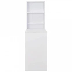 Tavolo Da Bar Con Mobiletto Bianco 115x59x200 Cm 8 Tavolo Da Bar Con Mobiletto Bianco 115x59x200 Cm -Garden Home tavolo da bar con mobiletto bianco 115x59x200 cm 2