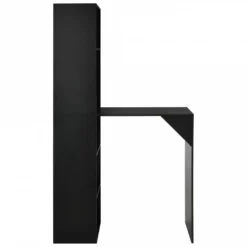 Tavolo Da Bar Con Mobiletto Nero 115x59x200 Cm 7 Tavolo Da Bar Con Mobiletto Nero 115x59x200 Cm -Garden Home tavolo da bar con mobiletto nero 115x59x200 cm 1