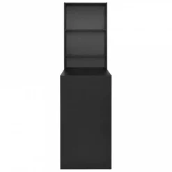 Tavolo Da Bar Con Mobiletto Nero 115x59x200 Cm 8 Tavolo Da Bar Con Mobiletto Nero 115x59x200 Cm -Garden Home tavolo da bar con mobiletto nero 115x59x200 cm 2