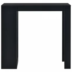 Tavolo Da Bar Con Ripiano Nero 110x50x103 Cm 7 Tavolo Da Bar Con Ripiano Nero 110x50x103 Cm -Garden Home tavolo da bar con ripiano nero 110x50x103 cm 1