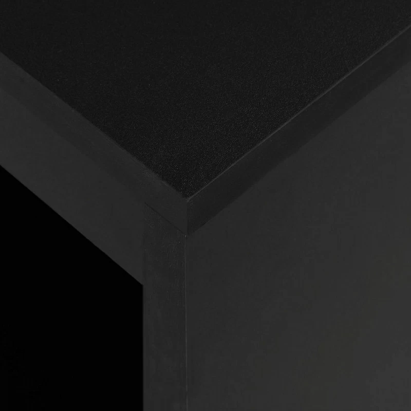 Tavolo Da Bar Con Ripiano Nero 110x50x103 Cm 5 Tavolo Da Bar Con Ripiano Nero 110x50x103 Cm - immagine 5