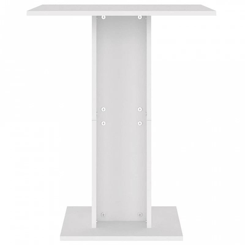 Tavolo Da Bistrot Bianco 60x60x75 Cm In Legno Multistrato 4 Tavolo Da Bistrot Bianco 60x60x75 Cm In Legno Multistrato - immagine 4