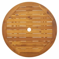 Tavolo Da Giardino Pieghevole 70 Cm In Massello Di Acacia -Garden Home tavolo da giardino pieghevole 70 cm in massello di acacia 4