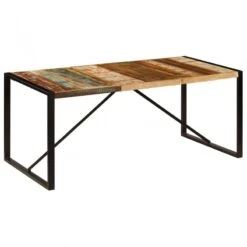 Tavolo Da Pranzo 180x90x75 Cm In Legno Massello Di Recupero 17 Tavolo Da Pranzo 180x90x75 Cm In Legno Massello Di Recupero -Garden Home tavolo da pranzo 180x90x75 cm in legno massello di recupero 7
