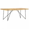 Tavolo Da Pranzo 180x90x76 Cm In Legno Massello Di Mango -Garden Home tavolo da pranzo 180x90x76 cm in legno massello di mango