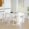 Tavolo Da Pranzo Bianco 140x74,5x76 Cm In Legno Multistrato 20 Tavolo Da Pranzo Bianco 140x74,5x76 Cm In Legno Multistrato -Garden Home tavolo da pranzo bianco 140x745x76 cm in legno multistrato