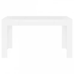 Tavolo Da Pranzo Bianco 140x74,5x76 Cm In Legno Multistrato -Garden Home tavolo da pranzo bianco 140x745x76 cm in legno multistrato 2