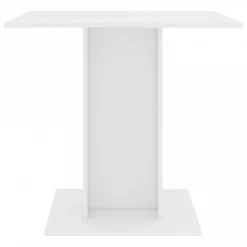 Tavolo Da Pranzo Bianco 80x80x75 Cm In Truciolato -Garden Home tavolo da pranzo bianco 80x80x75 cm in truciolato 3