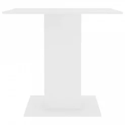 Tavolo Da Pranzo Bianco 80x80x75 Cm In Truciolato -Garden Home tavolo da pranzo bianco 80x80x75 cm in truciolato 4