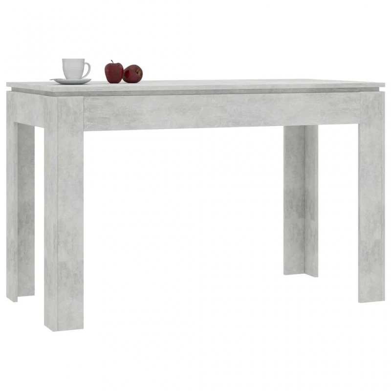 Tavolo Da Pranzo Grigio Cemento 120x60x76 Cm In Truciolato 3 Tavolo Da Pranzo Grigio Cemento 120x60x76 Cm In Truciolato - immagine 3