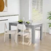 Tavolo Da Pranzo Grigio Cemento 140x74,5x76 Cm In Truciolato -Garden Home tavolo da pranzo grigio cemento 140x745x76 cm in truciolato
