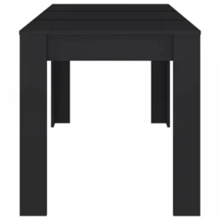 Tavolo Da Pranzo Nero 140x74,5x76 Cm In Truciolato 8 Tavolo Da Pranzo Nero 140x74,5x76 Cm In Truciolato -Garden Home tavolo da pranzo nero 140x745x76 cm in truciolato 3
