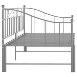 Telaio Divano Letto Estraibile Grigio In Metallo 90x200 Cm -Garden Home telaio divano letto estraibile grigio in metallo 90x200 cm 7