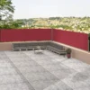 Tenda Laterale Retrattile Rossa 117x1200 Cm 10 Tenda Laterale Retrattile Rossa 117x1200 Cm -Garden Home tenda laterale retrattile rossa 117x1200 cm