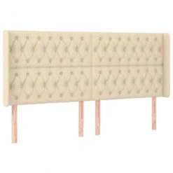 Testiera A LED Crema 203x23x118/128 Cm In Tessuto 8 Testiera A LED Crema 203x23x118/128 Cm In Tessuto -Garden Home testiera a led crema 203x23x118 128 cm in tessuto 2