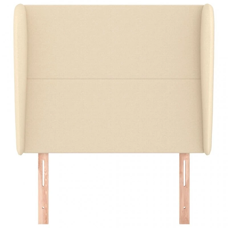 Testiera Ad Orecchio Crema 103x23x118/128 Cm In Tessuto 3 Testiera Ad Orecchio Crema 103x23x118/128 Cm In Tessuto - immagine 3