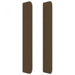 Testiera Ad Orecchio Marrone Scuro 83x16x118/128 Cm In Tessuto -Garden Home testiera ad orecchio marrone scuro 83x16x118 128 cm in tessuto 3