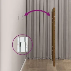 Testiera Da Parete Miele 206x3x91,5cm In Legno Massello Di Pino -Garden Home testiera da parete miele 206x3x915cm in legno massello di pino 5