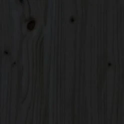 Testiera Per Letto Nera 145,5x4x100cm In Legno Massello Di Pino -Garden Home testiera per letto nera 1455x4x100cm in legno massello di pino 4