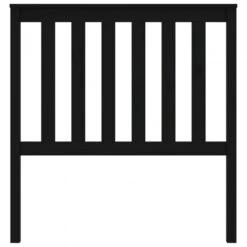 Testiera Per Letto Nera 96x6x101 Cm In Legno Massello Di Pino -Garden Home testiera per letto nera 96x6x101 cm in legno massello di pino 3