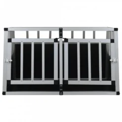 Trasportino Per Cani Con Doppia Porta 89x69x50 Cm -Garden Home trasportino per cani con doppia porta 89x69x50 cm 2