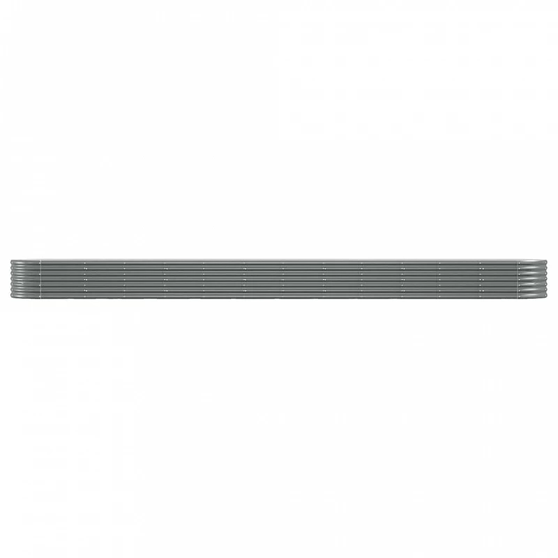 Vaso Giardino Acciaio Verniciato A Polvere 512x80x36 Cm Grigio 3 Vaso Giardino Acciaio Verniciato A Polvere 512x80x36 Cm Grigio - immagine 3