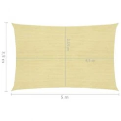 Vela Parasole 160 G/m² Beige 3,5x5 M In HDPE 11 Vela Parasole 160 G/m² Beige 3,5x5 M In HDPE -Garden Home vela parasole 160 g m beige 35x5 m in hdpe 5