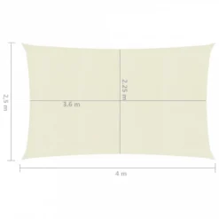 Vela Parasole 160 G/m² Crema 2,5x4 M In HDPE 11 Vela Parasole 160 G/m² Crema 2,5x4 M In HDPE -Garden Home vela parasole 160 g m crema 25x4 m in hdpe 5