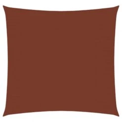 Vela Parasole In Tela Oxford Quadrata 4x4 M Terracotta